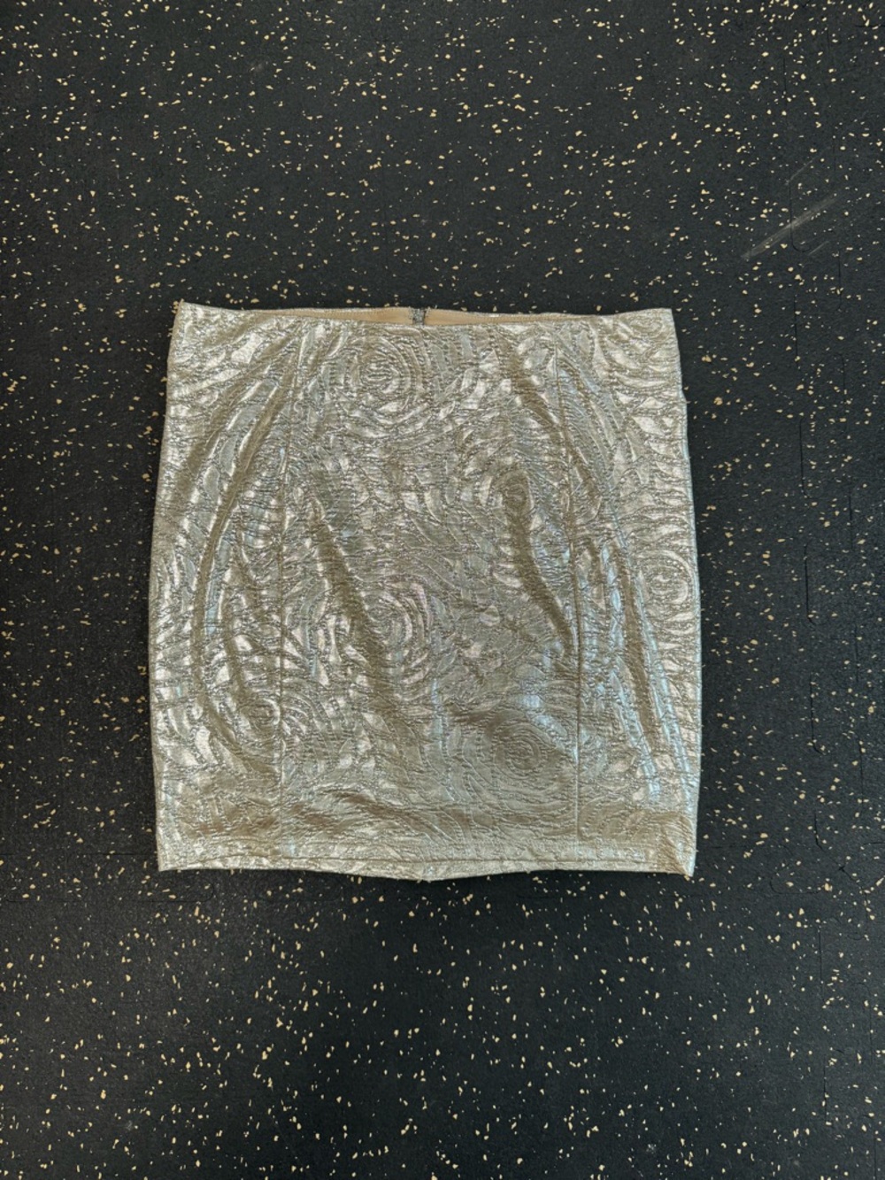 Guess Metallic Gold Mini Skirt